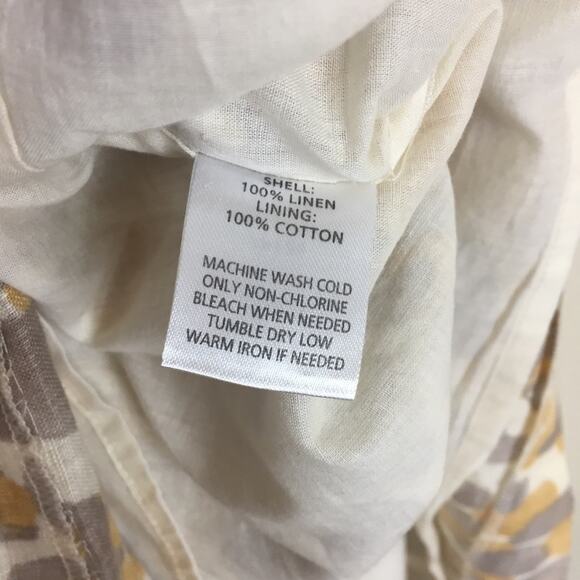 Ann Taylor Loft | Linen Shift Dress Sz 4 - Picture 4 of 5